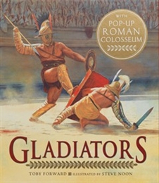 'Gladiators' Pop-Up-Buch auf Englisch
