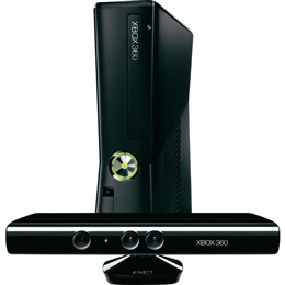 Xbox 360 Spielekonsole Slim 4 GB Kinect Bundle inkl. Kinect Adventures