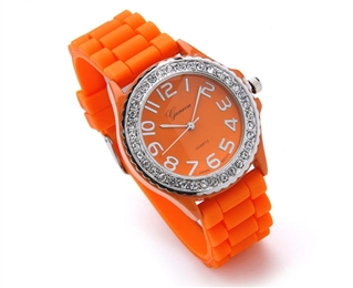 Armbanduhr im Weltbekannten Design in Orange