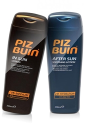Holiday Set-In Sun Lotion LSF 15 200ml+After Sun 24h Hydration 200ml  von Piz Buin