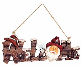 Welcomeschild "Santa Clause" 