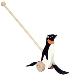 Watschel Pinguin aus Holz 