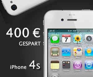 Sonderangebot: Apple iPhone 4S 32GB white mit Telekom Special Complete Mobil